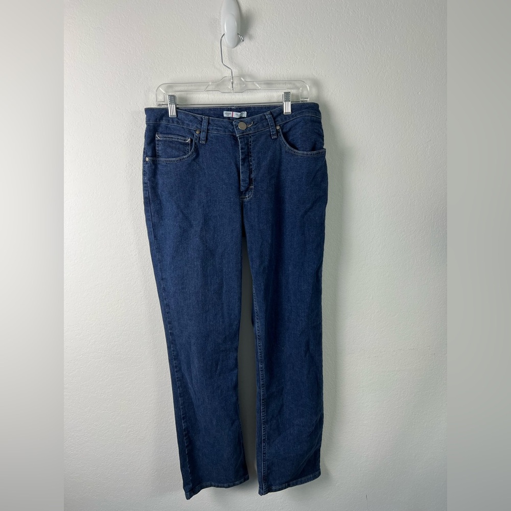 Riders by Lee Comfort Fit Straight Leg Relaxed Fit Five Pocket Blue Denim Jeans